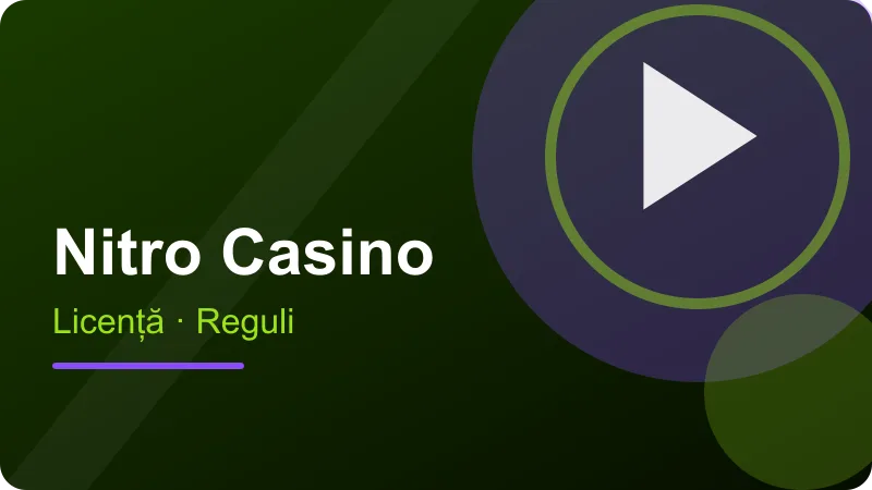 Nitro Casino – Nitro Casino România: ce verifici la licență Nitro Casino România: ce verifici la licență – ilustrație pentru secțiunea Nitro Casino